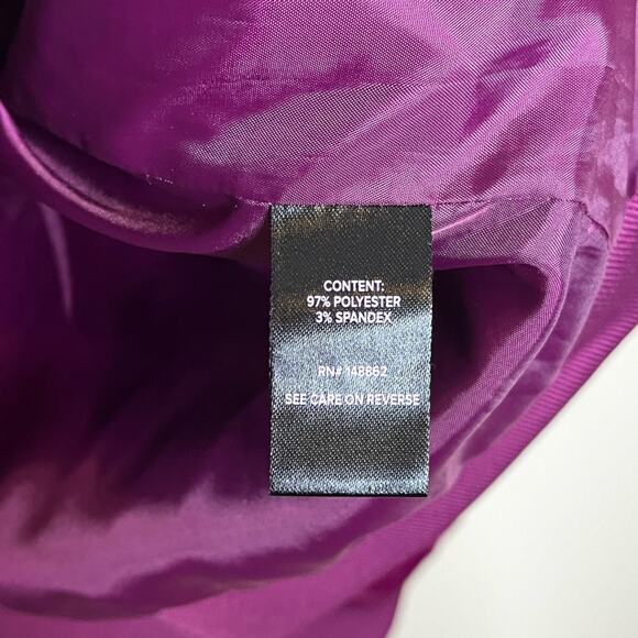 TORRID purple floral embroidered station bomber jacket plus size 2X - Picture 7 of 9